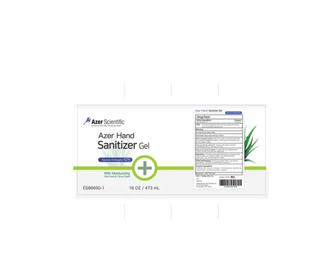 Azer Hand Sanitizer 포장