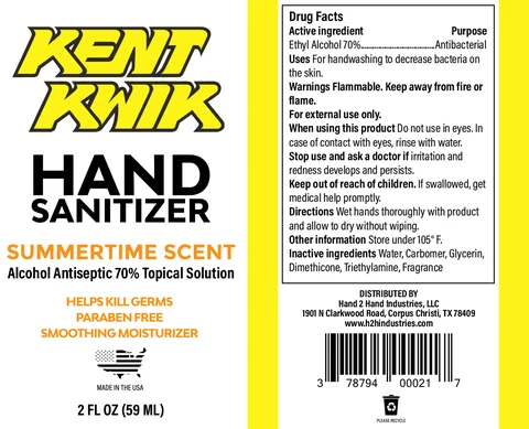 KentKwik Hand Sanitizer Summertime 포장