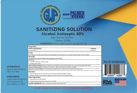 Seven Three Hand Sanitizer 포장