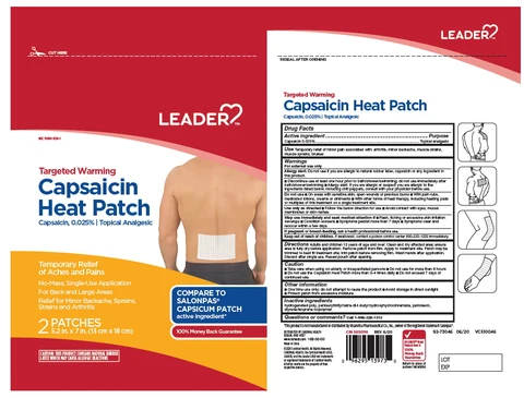 CAPSAICIN HOT PATCHES packaging