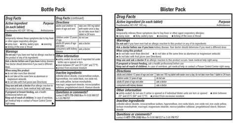 Label chart