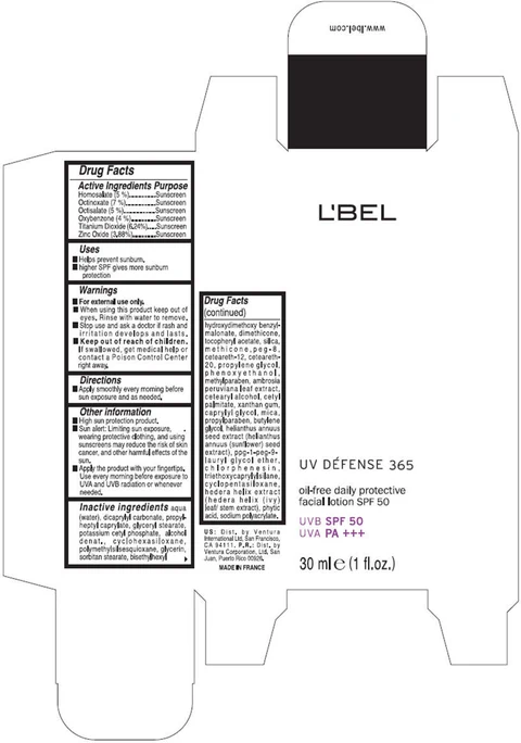 LBEL UV DEFENSE 365 packaging