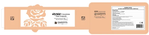 QUEENS ROSE ELYSEE CONCEN TRATE DUAL AMPOULE 포장