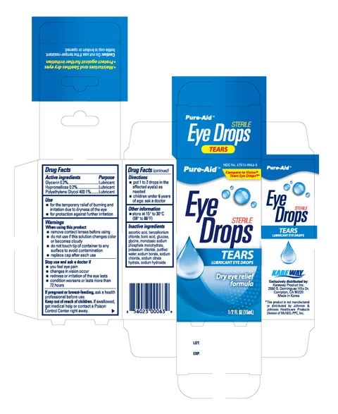 Tears Lubricant packaging