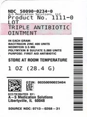 Triple Antibiotic packaging