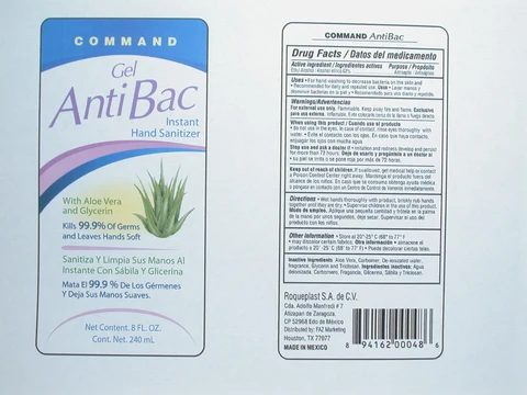 Command AntiBac Instant Hand Sanitizer 포장