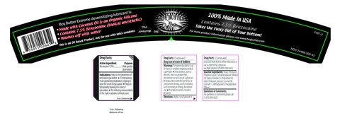 Boy ButterDesensitizing Lubricant packaging
