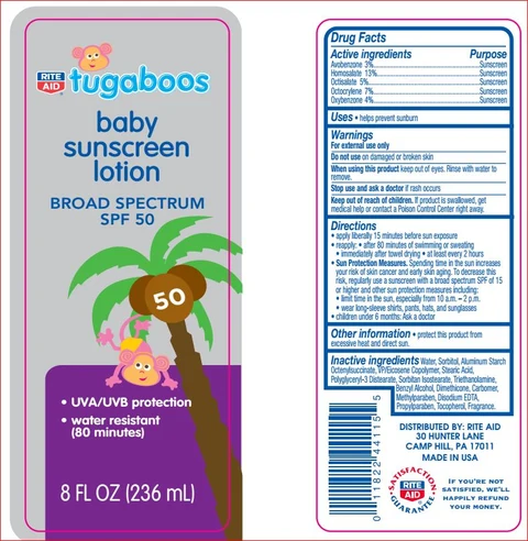 Baby Sunscreen SPF 50tugaboos 포장