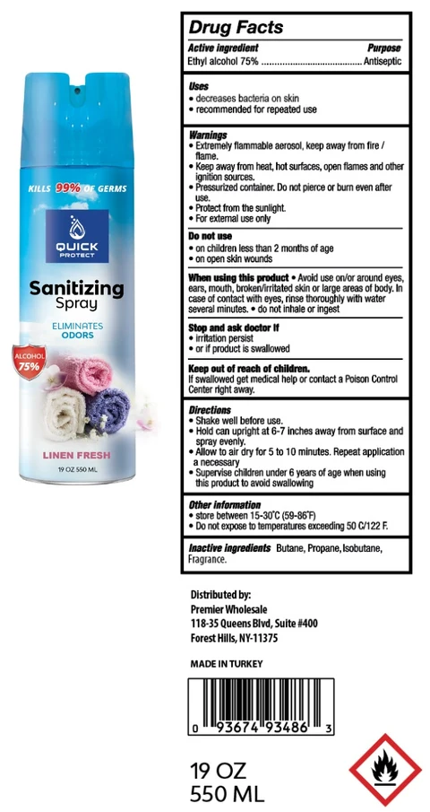 QUICK PROTECT SANITIZING ALCOHOL 포장