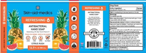 Skin aid medics Antibacterial Citrus Rush packaging