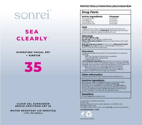 Sea Clearly Hydrating Facial SPF 35 Kinetin 포장