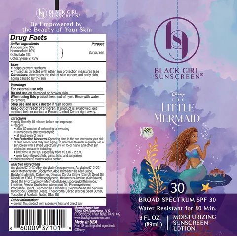 Black Girl SunscreenSunscreen SPF 30 broad Spectrum 포장