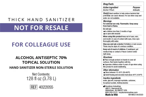 Thick Hand Sanitizer packaging