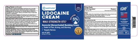 Lidocaine packaging