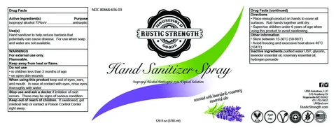 Hand Sanitizer - LavenderRosemary packaging
