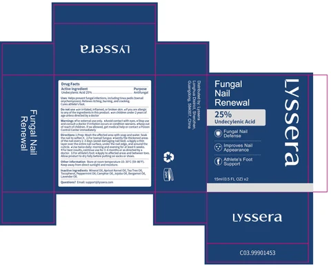 Lyssera Fungal Nail Renewal packaging
