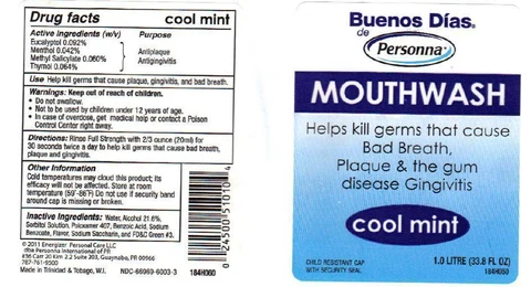 Buenos Dias de Personnacool mint packaging
