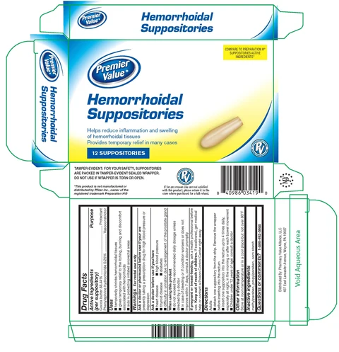 Hemorrhoidal 포장