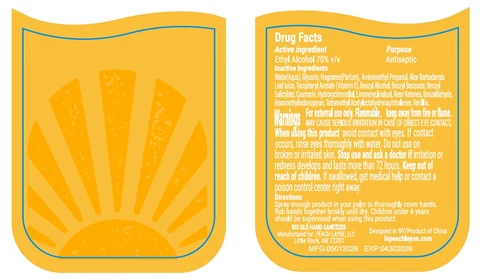 Rio Glow Hand Sanitizer packaging