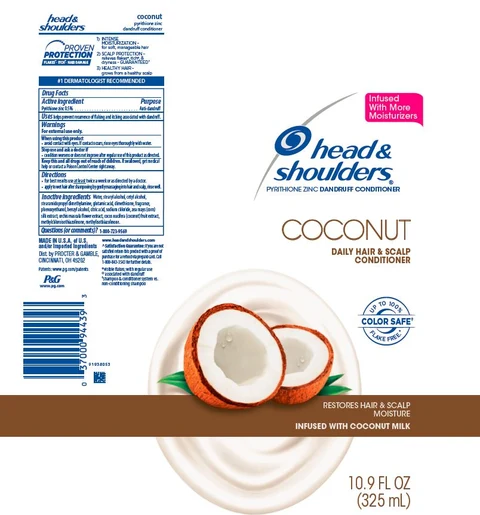 Head and Shoulders CoconutDaily Hair and Scalp Conditioner packaging