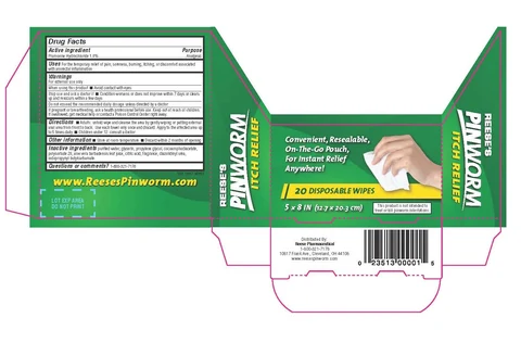 ReesesPinworm Itch Relief 포장