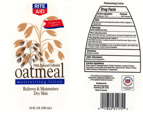 DAILY MOISTURIZING WITH NATURAL COLLOIDAL OATMEAL 포장