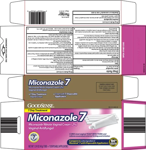 good sense miconazole 7 packaging