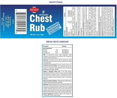 Chest Rub packaging