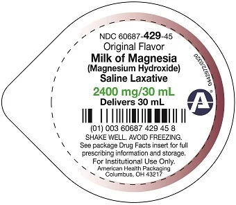 Cup Label 2400 mg/30 mL