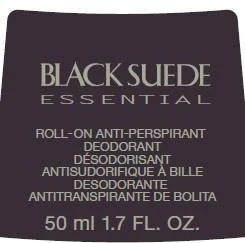 Black Suede EssentialRoll-on Anti-perspirant Deodorant 포장