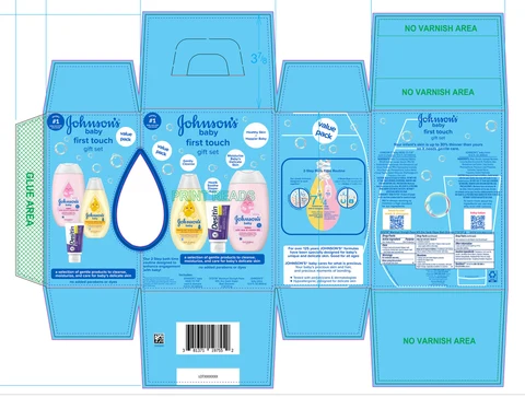 Johnsons Baby First Touch Gift Set 포장