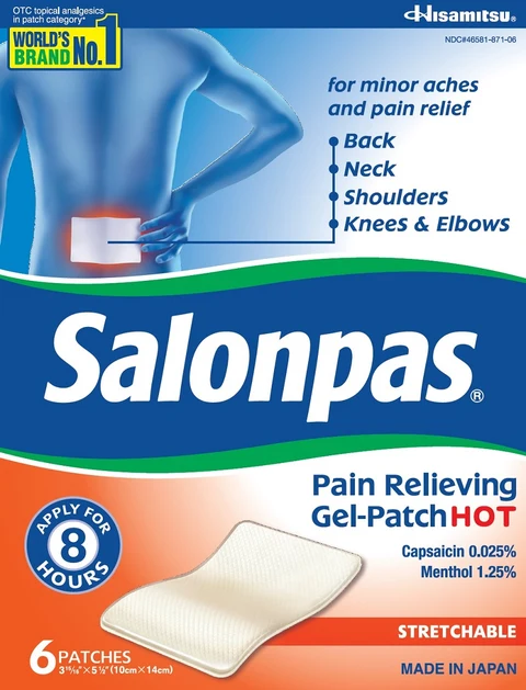 Salonpaspain relieving hot 포장