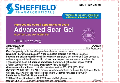 Sheffield Advanced Scar Gel 포장