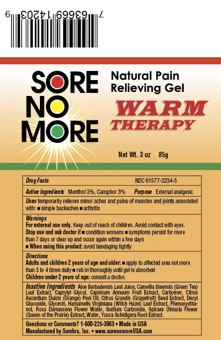 SORE NO MORE WARM THERAPY 포장