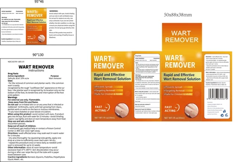 Wart remover packaging