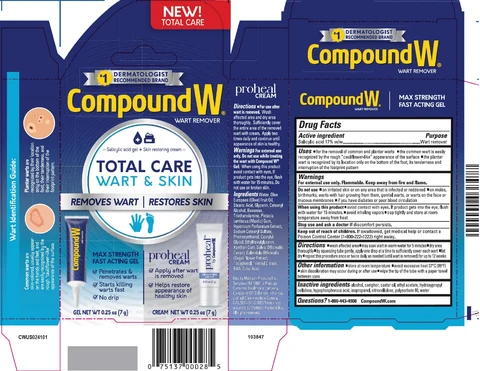 Compound W Total Care Wart and Skin Kit 포장