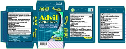 Advil Liquigels 포장