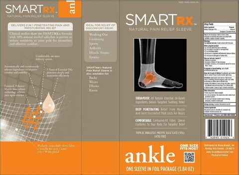 SmartRx Natural Pain Relief Sleeve ANKLE 포장