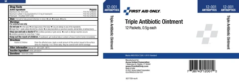 Triple Antibiotic packaging