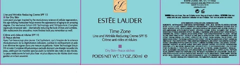 TIME ZONELINE AND WRINKLE REDUCING CREME SPF 15 FOR DRY SKIN 포장