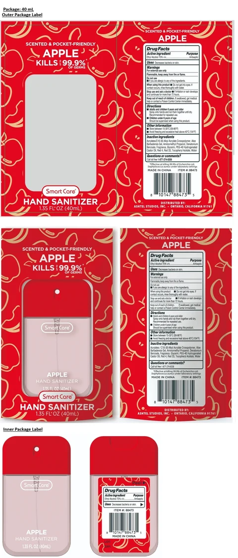 Smart Care APPLE HAND SANITIZER 포장