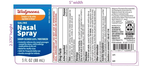 Walgreens Saline packaging