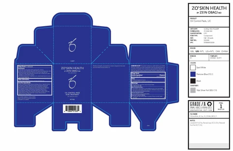 ZO Skin Health Oil Control Pads Acne Treatment 포장