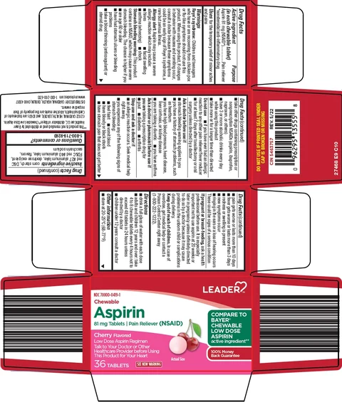 leader aspirin 포장