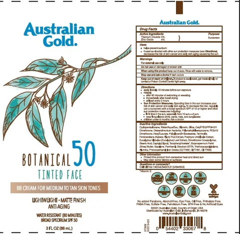 Austalian GoldBroad Spectrum SPF 50 Sunscreen 포장
