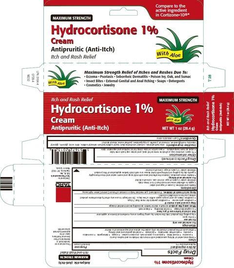 Hydrocortisone with Aloe 포장