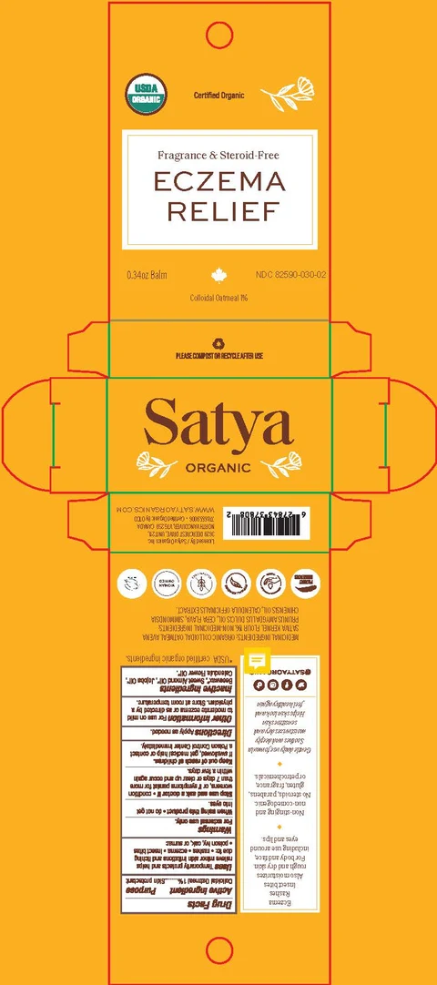 Satya ORGANIC FRAGRANCE-FREE ECZEMA RELIEF 포장