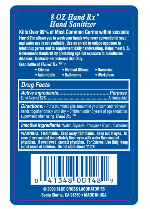 Hand SanitizerHand Rx packaging