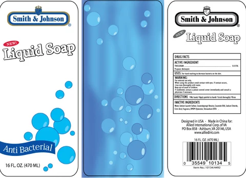 Smith and Johnson Antibacterial 포장