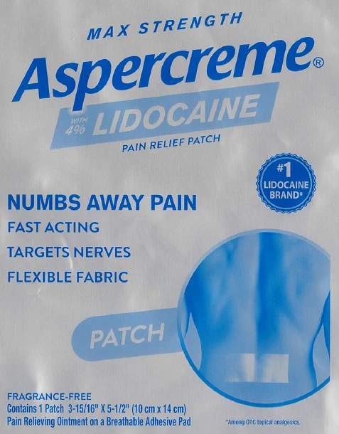 Aspercreme 포장